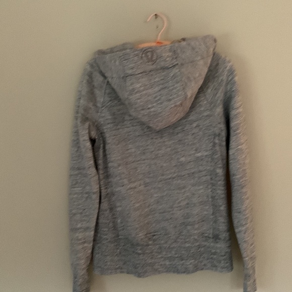 Lululemon Scuba Hoodie. Front zipper, gray. Sz:6 - Picture 8 of 16